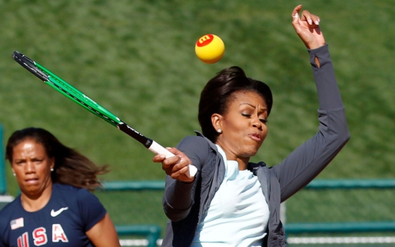 ¿Alguien quiere jugar al tenis? | Alamy Stock Photo REUTERS/Kevin Lamarque (HEALTH POLITICS TPX IMAGES OF THE DAY