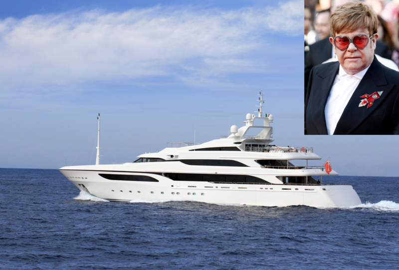 Elton Johns angebliche Ex-Yacht | Shutterstock