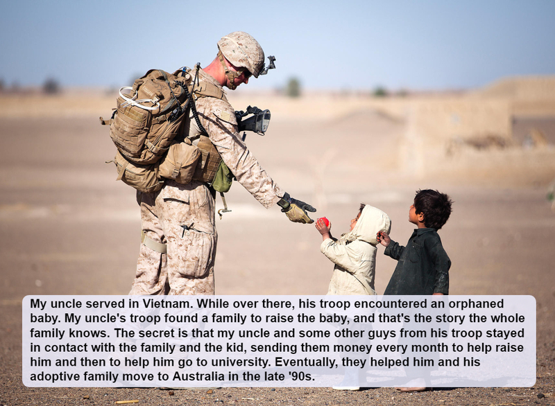 Agradecimiento a las tropas | Alamy Stock Photo