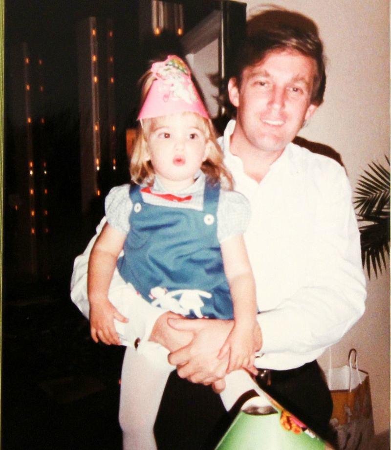 La pequeña Ivanka y papá Trump | Twitter/@IvankaTrump