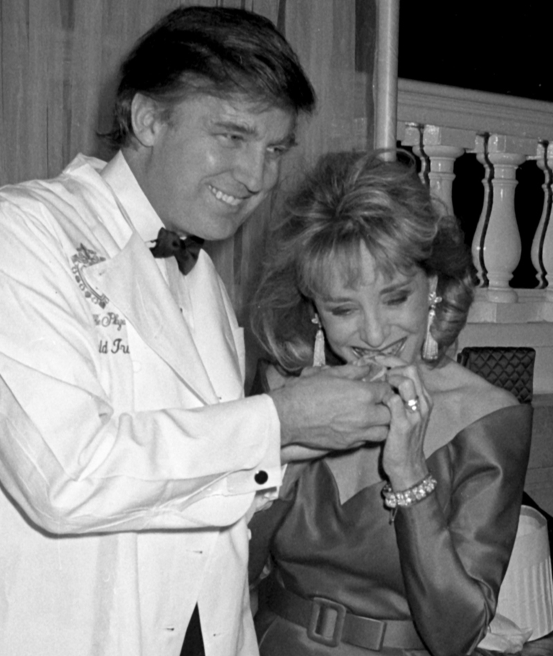 Trump y Barbara Walters | Getty Images Photo by Ron Galella