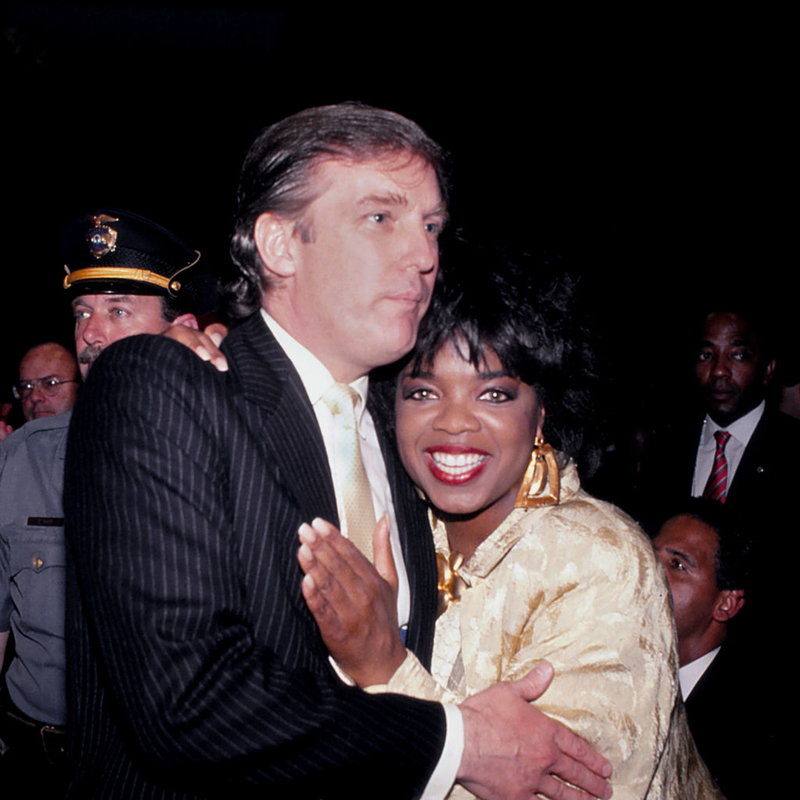 Donald y Oprah | Getty Images Photo by Jeffrey Asher