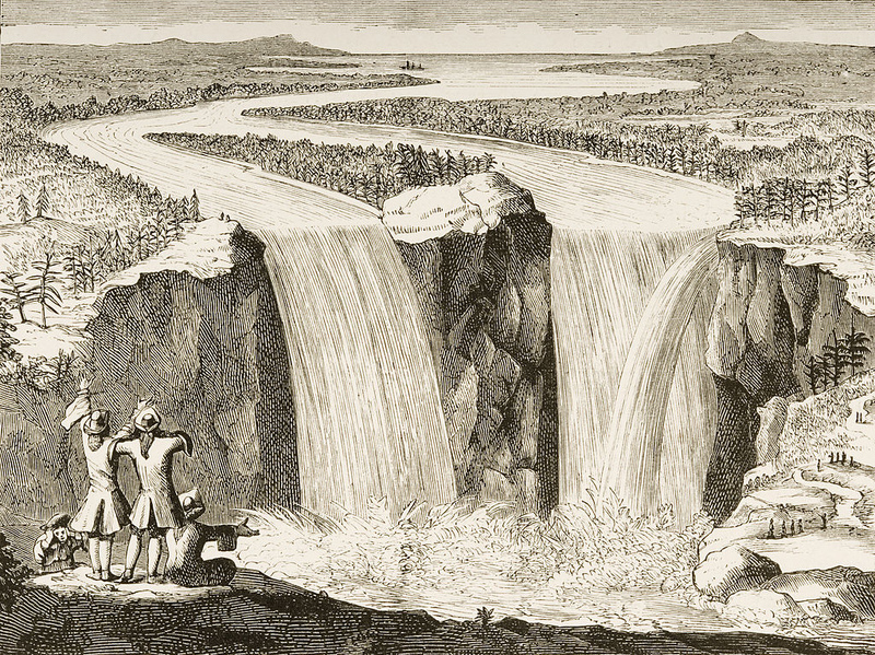 You’ll Never Believe What Researchers Discovered When They Drained the Water from The Niagara Falls | Getty Images Photo by Universal History Archive