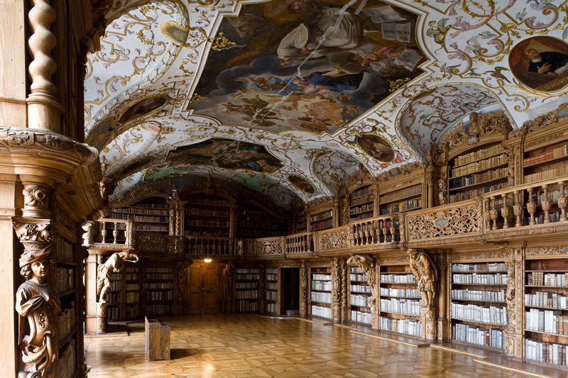 Biblioteca de la Abadía de Waldsassen | Alamy Stock Photo by Image Professionals GmbH /H. & D. Zielske