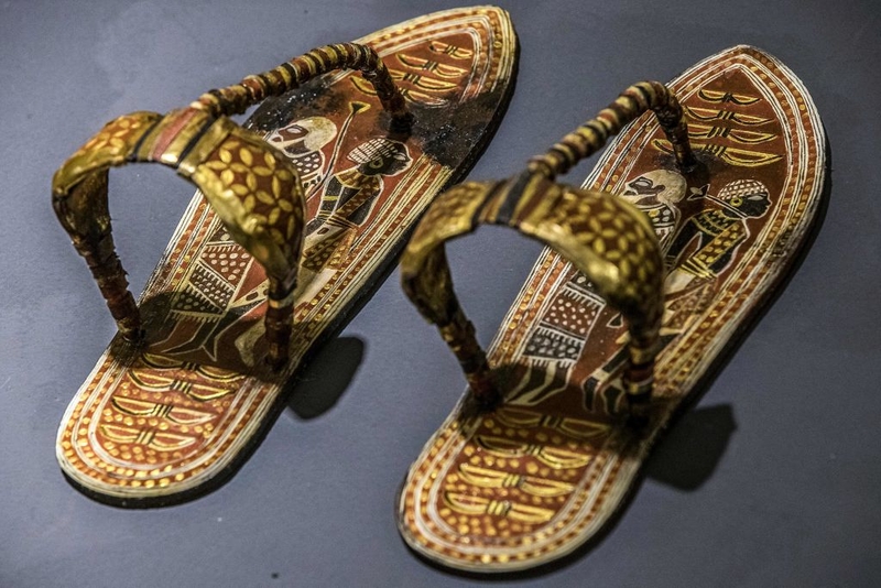 Sandalias del Antiguo Egipto | Getty Images Photo by Khaled DESOUKI/AFP