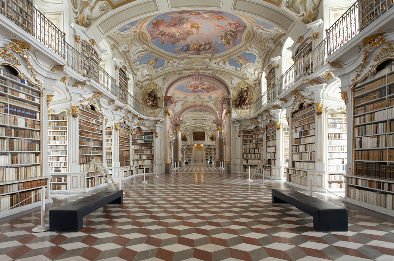 El monasterio benedictino de Admont, la biblioteca más grande del mundo | Alamy Stock Photo by Edwin Stranner/imageBROKER.com GmbH & Co. KG