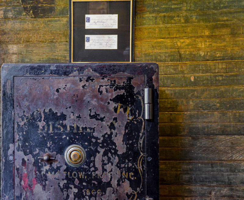 Caja fuerte que perteneció al fundador del whisky Jack Daniel's | Alamy Stock Photo by Jennifer Wright 