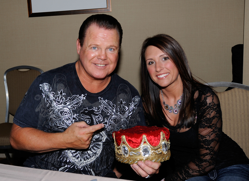 Jerry “The King” Lawler & Lauryn Laine McBride | Getty Images Photo by Bobby Bank/WireImage