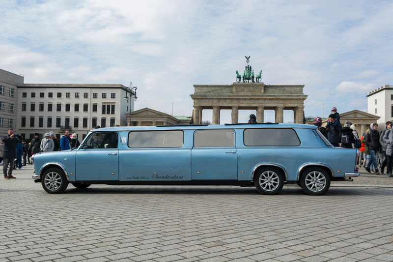 Blue German Trabant Limo | Alamy Stock Photo