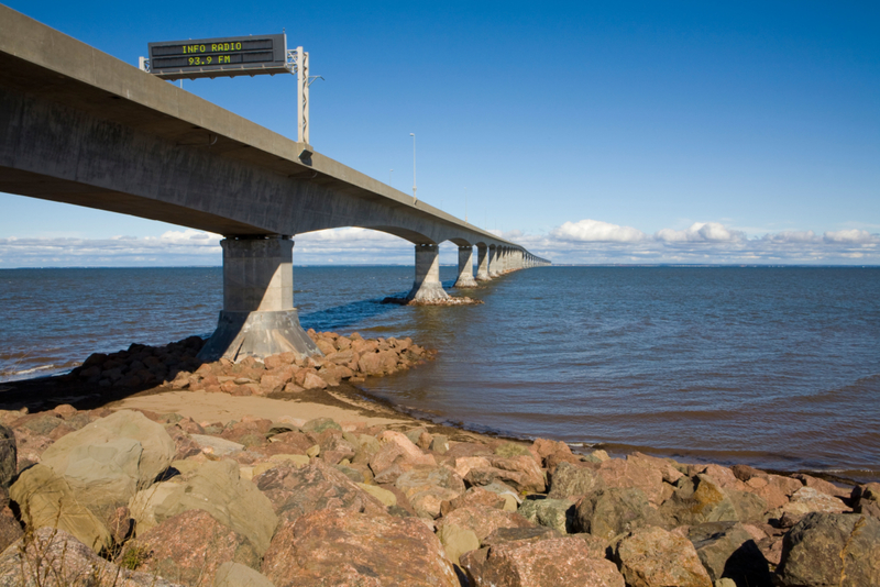 Confederation Bridge – New Brunswick | Alamy Stock Photo by Klaus Lang/All Canada Photos