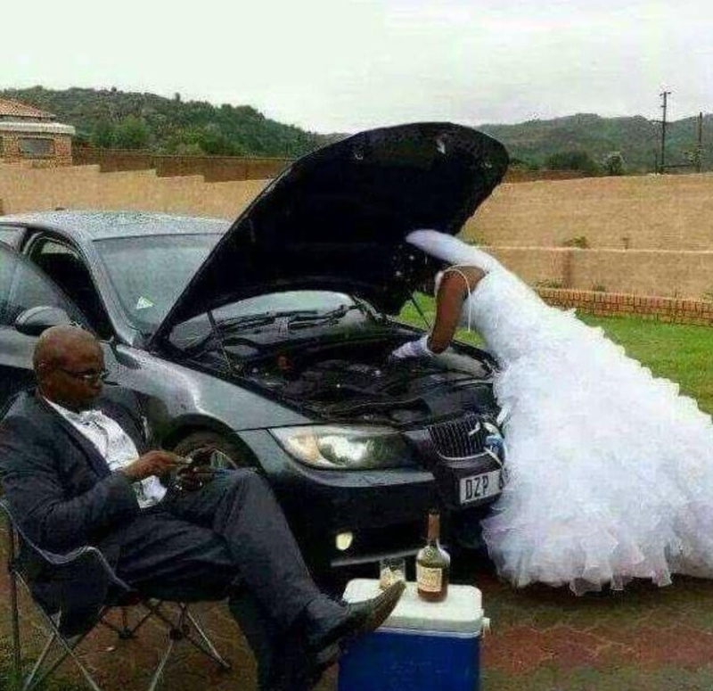 A “Just Married” Emasculating Moment | Twitter/@Dr_Sizwes