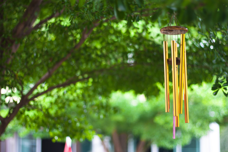 Wind Chimes and Outdoor Decor | Seksith Saengruan/Shutterstock