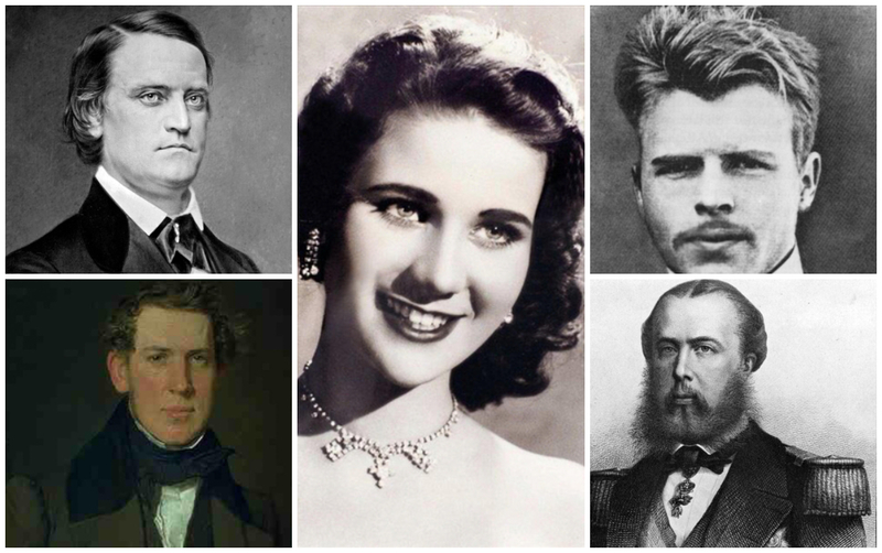 These Celebrity Doppelgängers Will Change Your Mind About Time Travel | Alamy Stock Photo by GL Archive & Historic Collection & Science History Images & Art Collection 2 & World History Archive